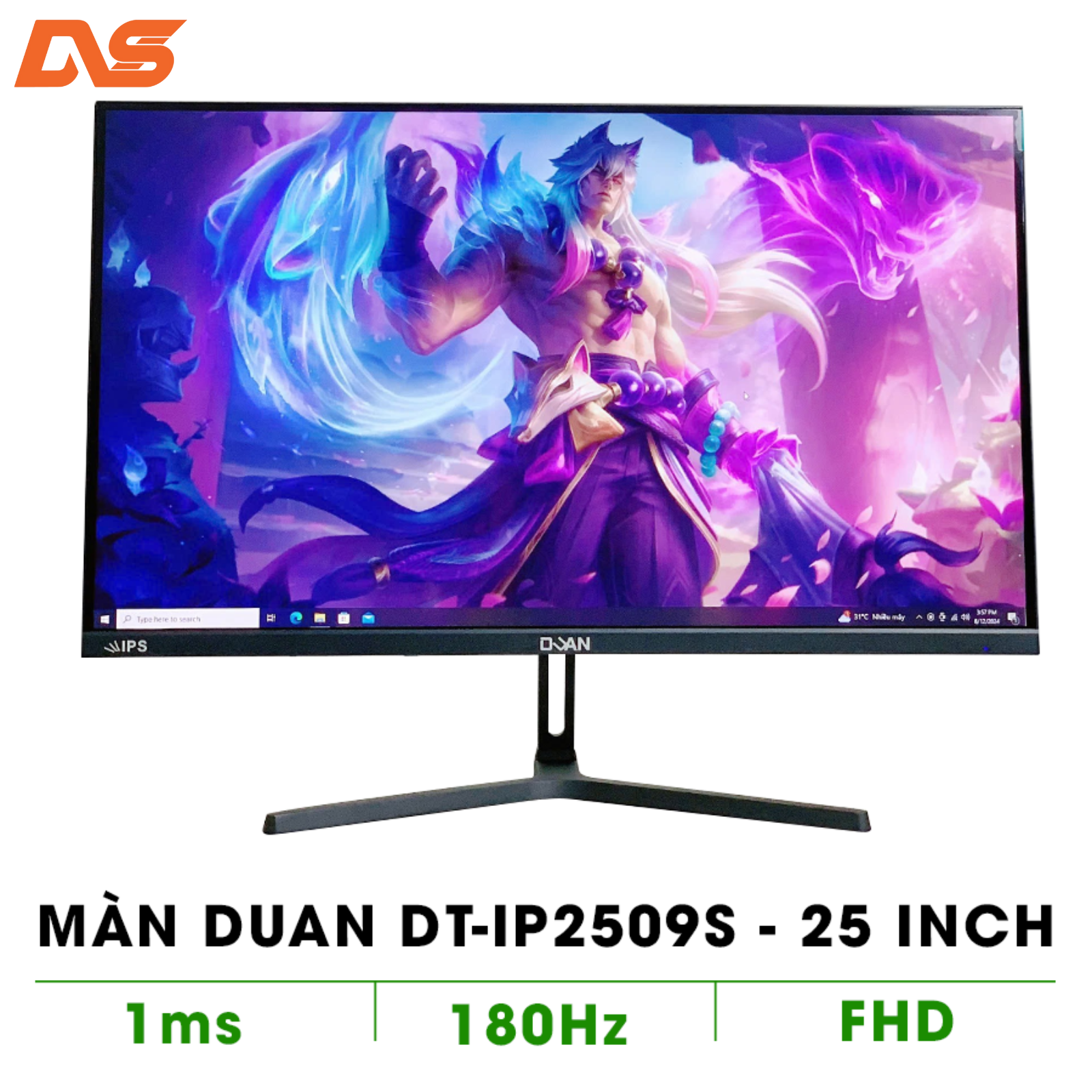 MÀN HÌNH DUAN IP25F180 25 INCH IPS - 180HZ - 1MS