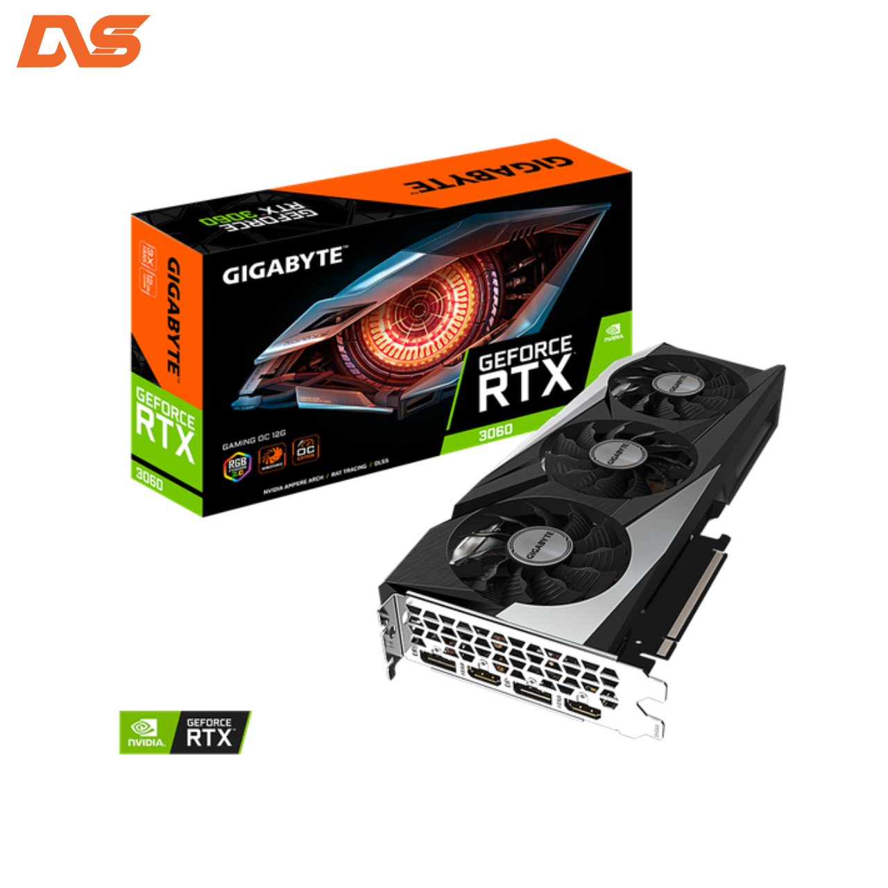 Card màn hình GIGABYTE GeForce RTX 3060 GAMING OC 12G