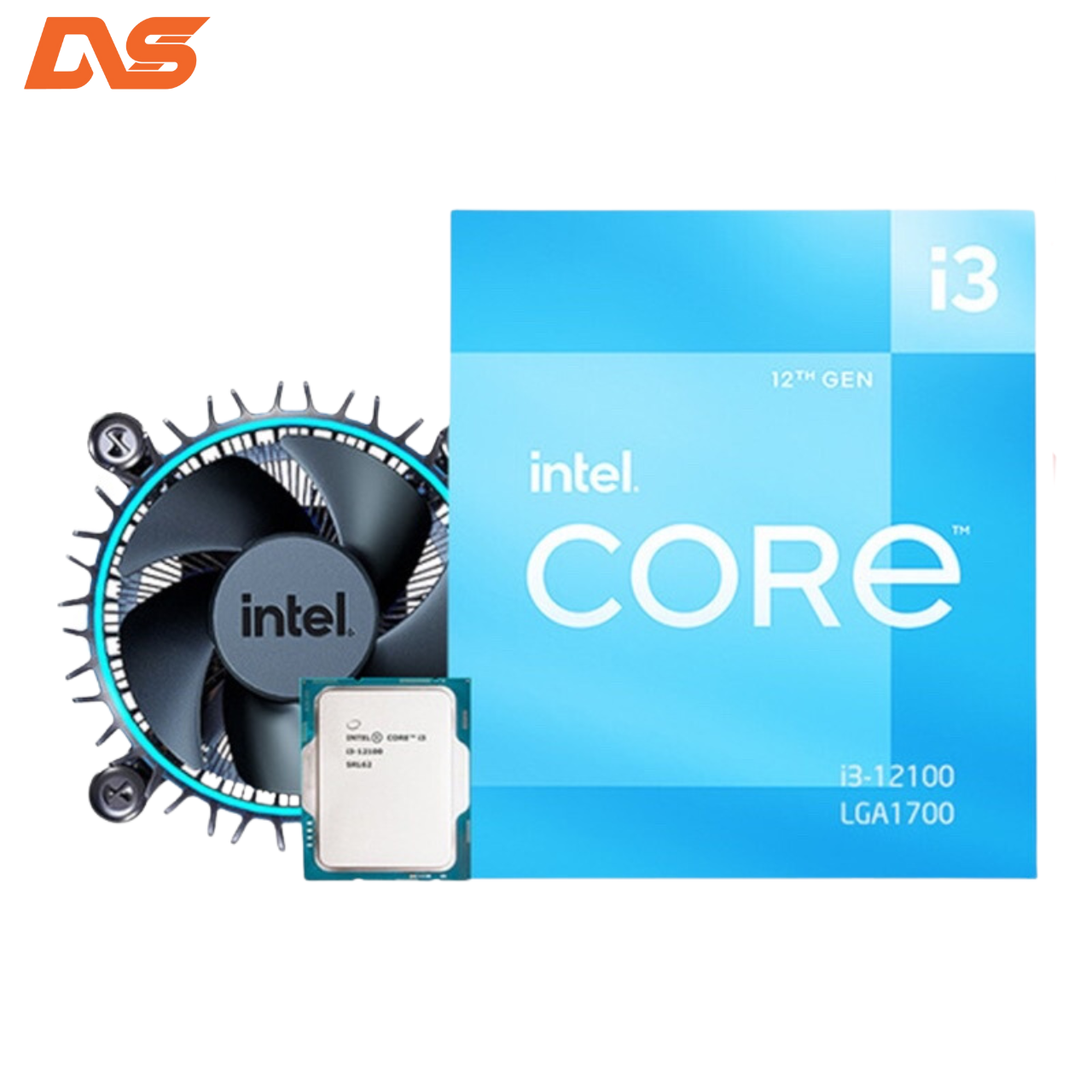 Cpu Intel Core I3 12100 / 3.3GHz Turbo 4.3GHz / 4 Nhân 8 Luồng / 12MB / LGA 1700 (Tray)